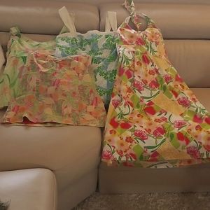 Lilly Pulitzer summer tops and halter dress